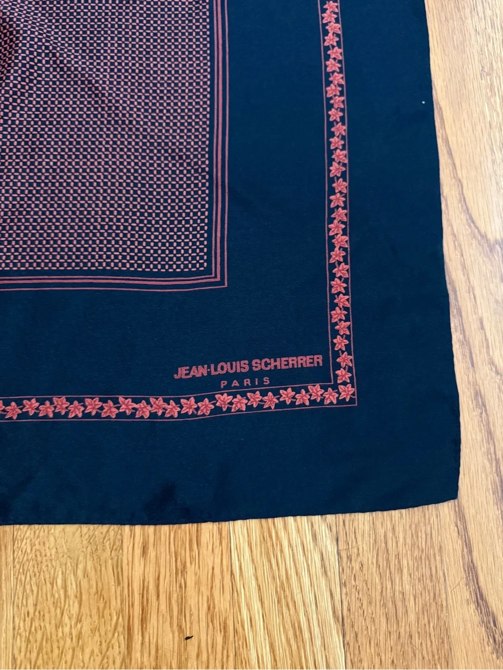 Jean Louis Scherrer vintage silk France scarf